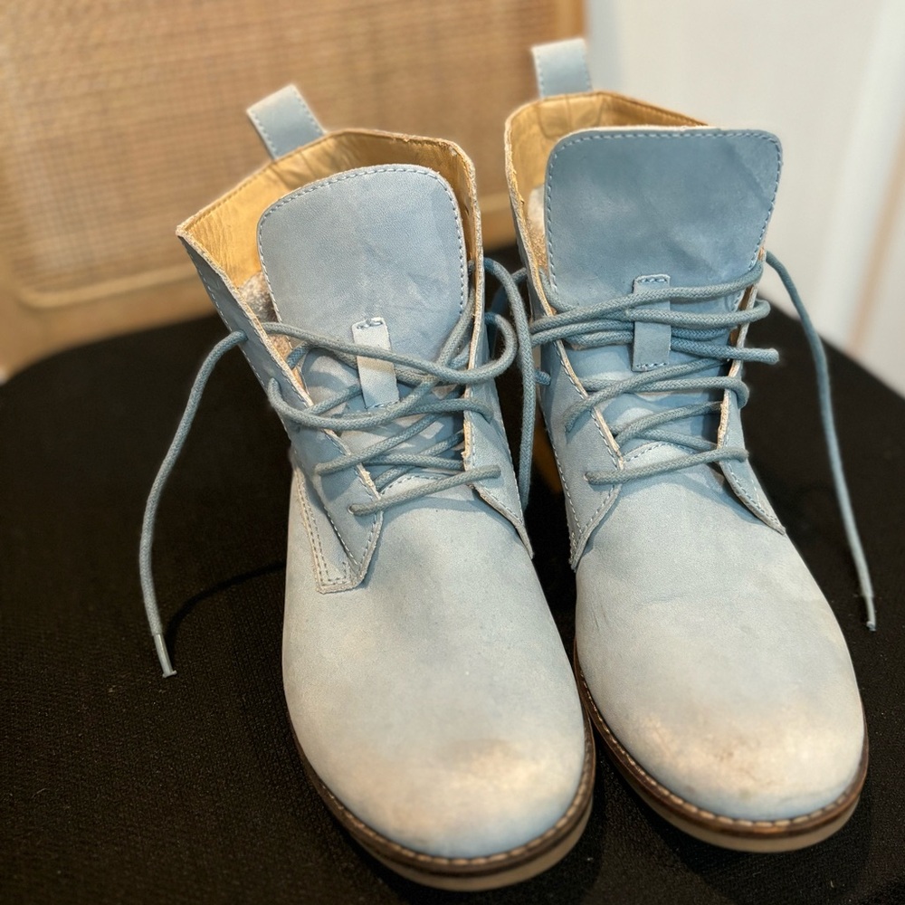 Lucky Brand Blue Ankle Boots